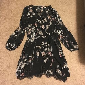 WHBM lace floral dress